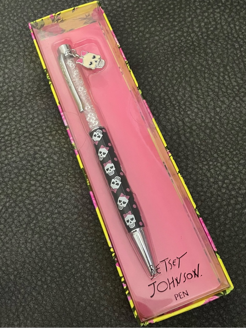 Betsey Johnson Skull Pen